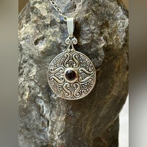 Sterling Silver Celtic Warrior Necklace purchased in Ireland